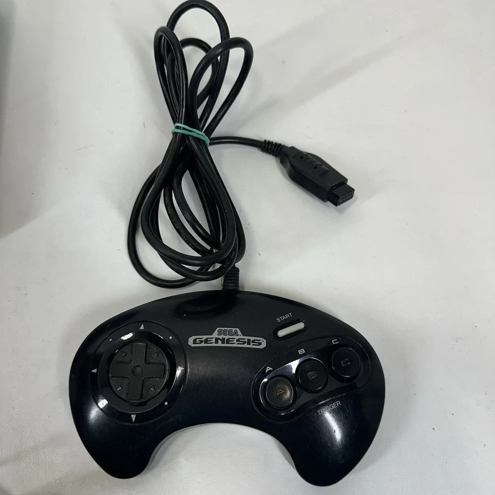 Sega Genesis 16-Bit Model No. 1601 Console w/ One Controller & Cords - TESTED
